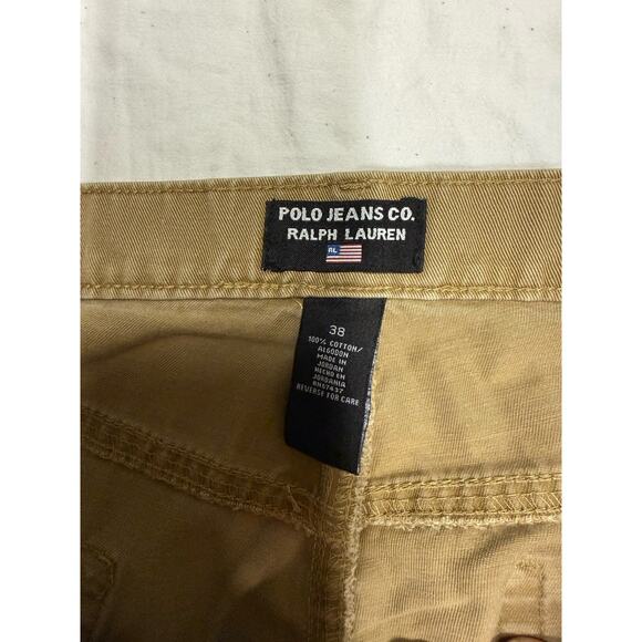 RL Polo Jeans Ralph Lauren Baggy Jeans Mens 38x30 Color brown Soft Fabric - Picture 2 of 11